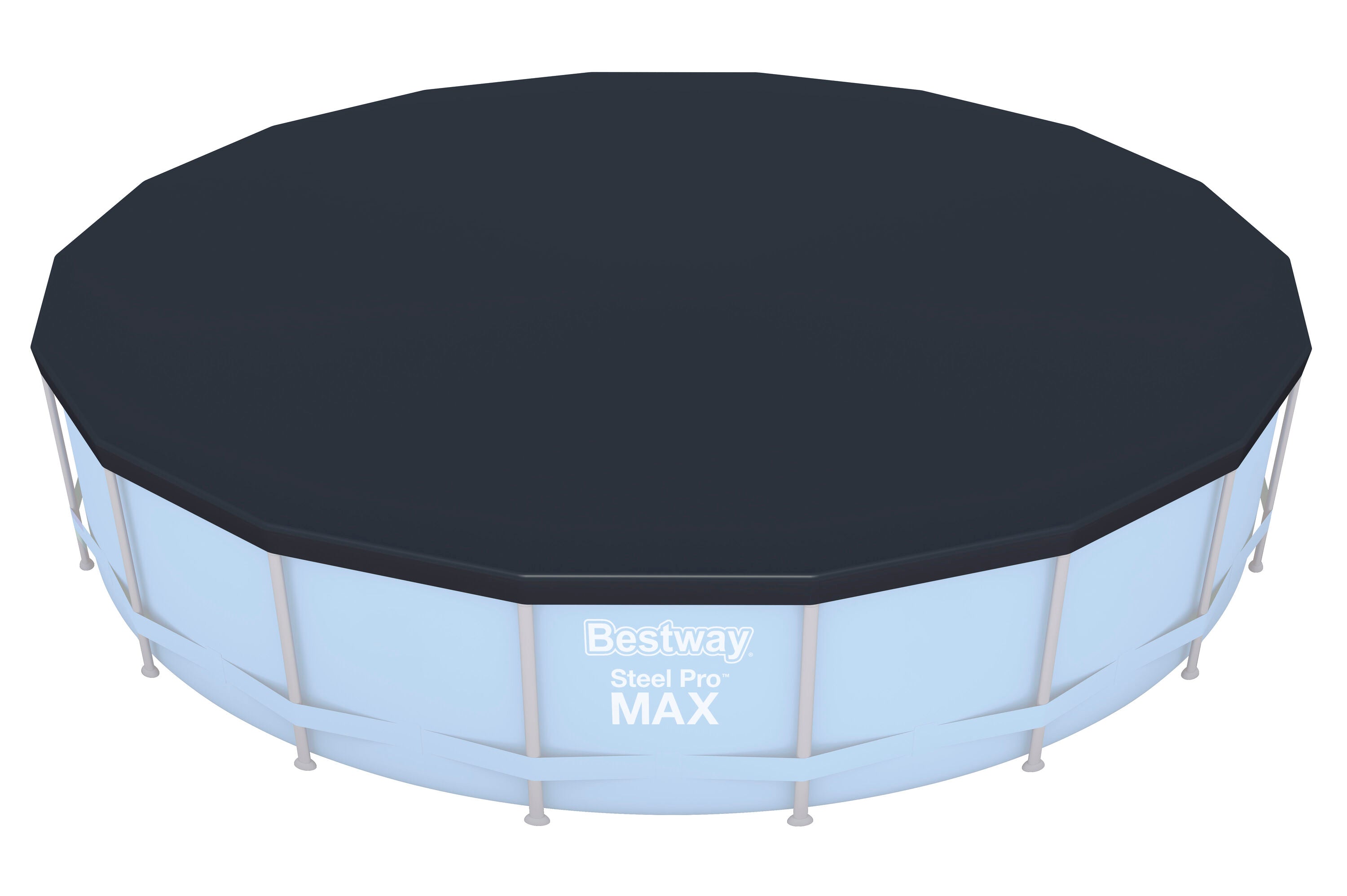 Bestway 5.49M Pvc Pool Cover (Contents:one pool cover, Fits 5.49m (18') Steel Pro Max Pools and 5.49m (18') Power Steel Pools and 5.49m (18') Power Steel Swim Vista Series Pools)