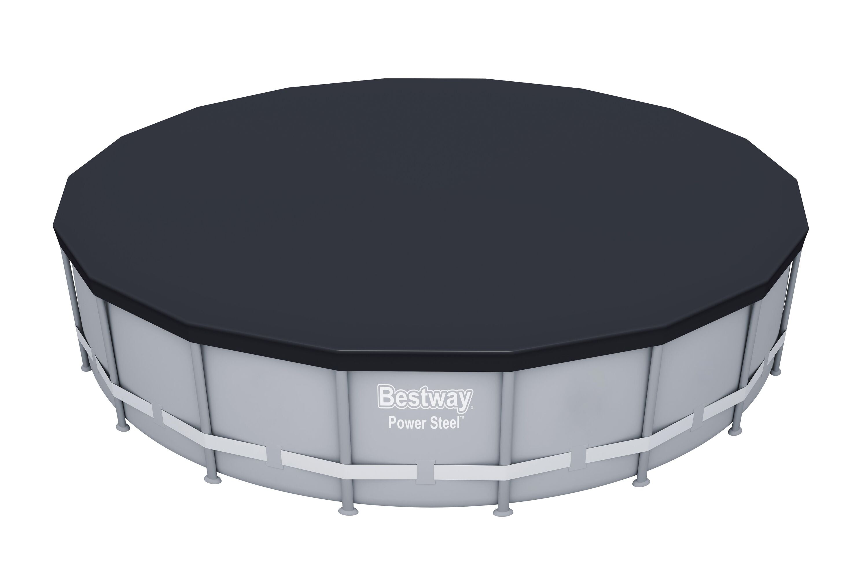 Bestway 5.49M Pvc Pool Cover (Contents:one pool cover, Fits 5.49m (18') Steel Pro Max Pools and 5.49m (18') Power Steel Pools and 5.49m (18') Power Steel Swim Vista Series Pools)