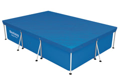 Bestway 3.00M X 2.01M Pool Cover (Contents:one pool cover, Fits 3.00m x 2.01m x 66cm (9'10" x 6'7" x 26") Steel Pro Pools)