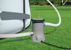 Bestway 2006L/530GAL Filter Pump (Contents: Filter pump(220-240V 29W), Pump's water flow rate 2,006 L/h (530 gal./h), Compatible with Cartridge58094(II), no adaptor is inlcluded, can't be connected to Φ38mm hose)