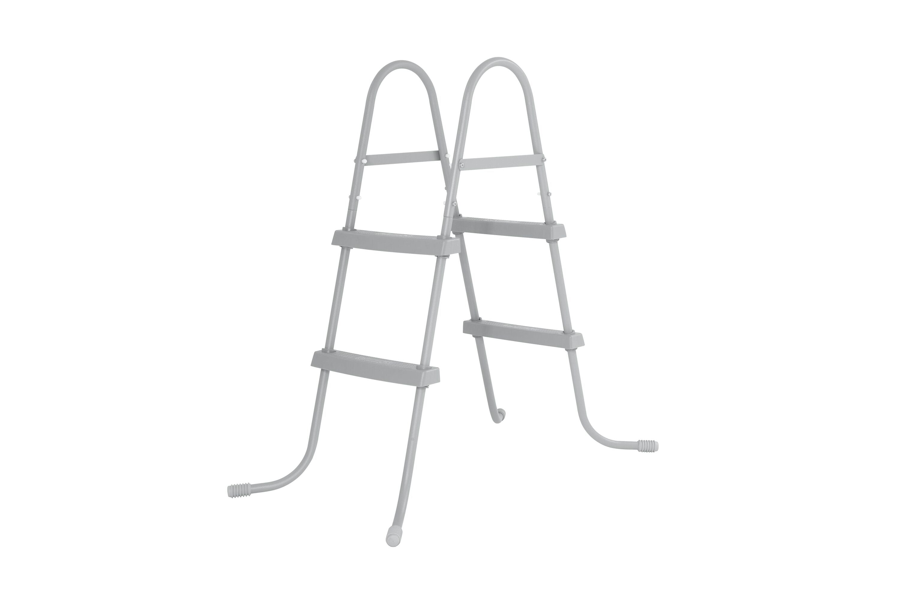 Bestway 84CM Pool Ladder (Contents:Pool ladder, suitable for 33" (84cm) & 30" (76cm) Wall Height Pools)