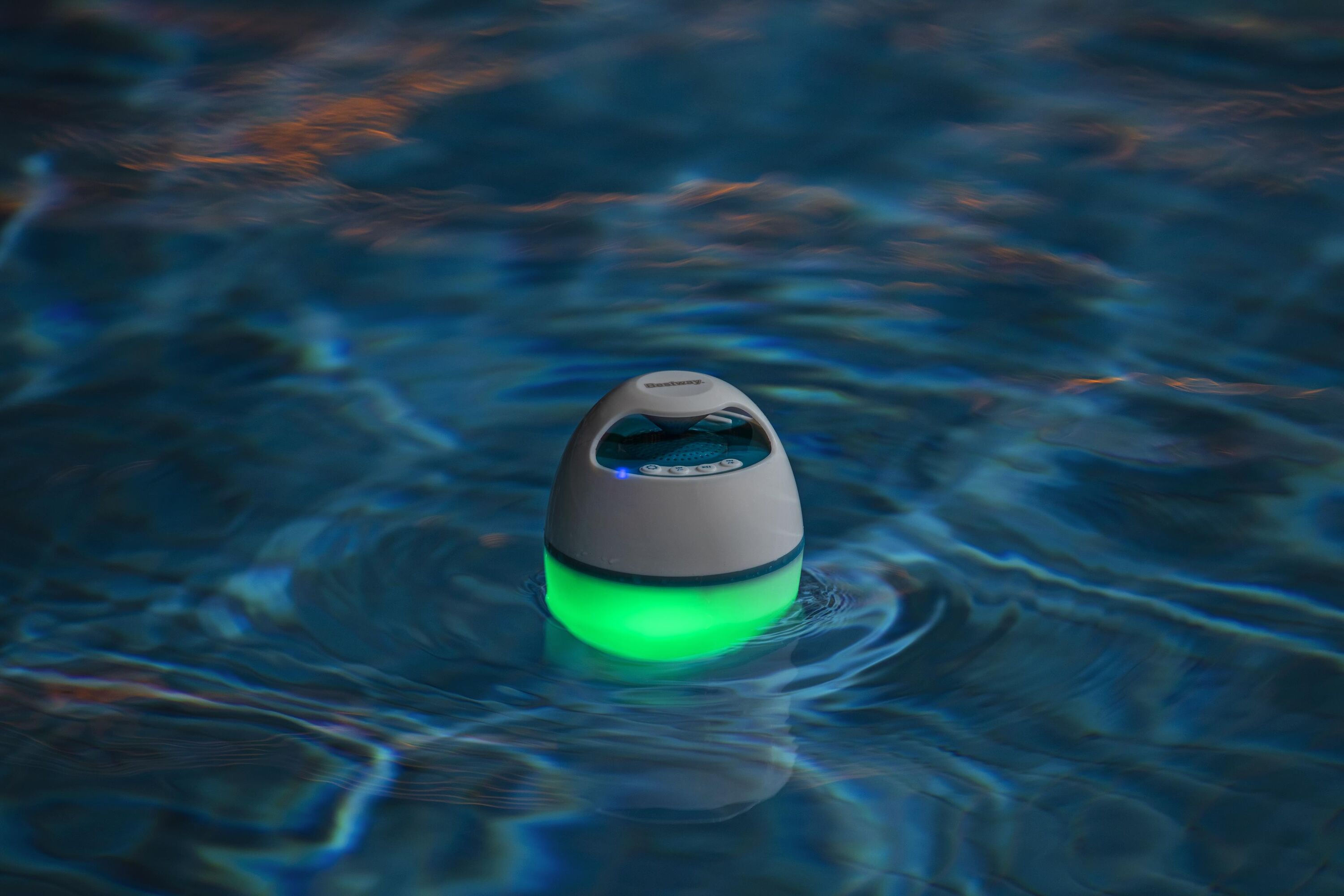 Bestway Musicwave Floating LED Bluetooth Speaker (Contents:1 MusicWave Floating LED Bluetooth Speaker)