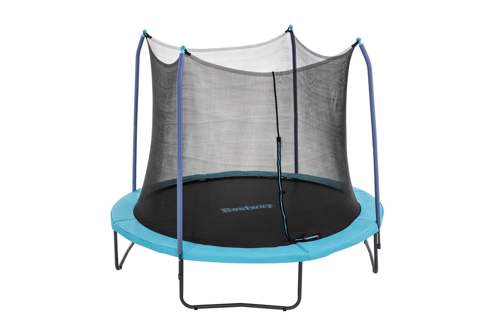 Bestway 3.05m x 2.55m Xtreme Air Trampoline (1 trampoline, 1 spring-loading tool, 4 anchors, 8 foot pads) Age 6+