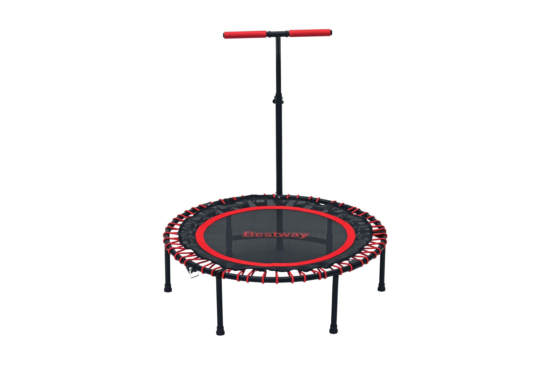 Bestway 40" x 53"/102cm x 135cm Aerobounce Exercise Trampoline, Red, Youth Adult