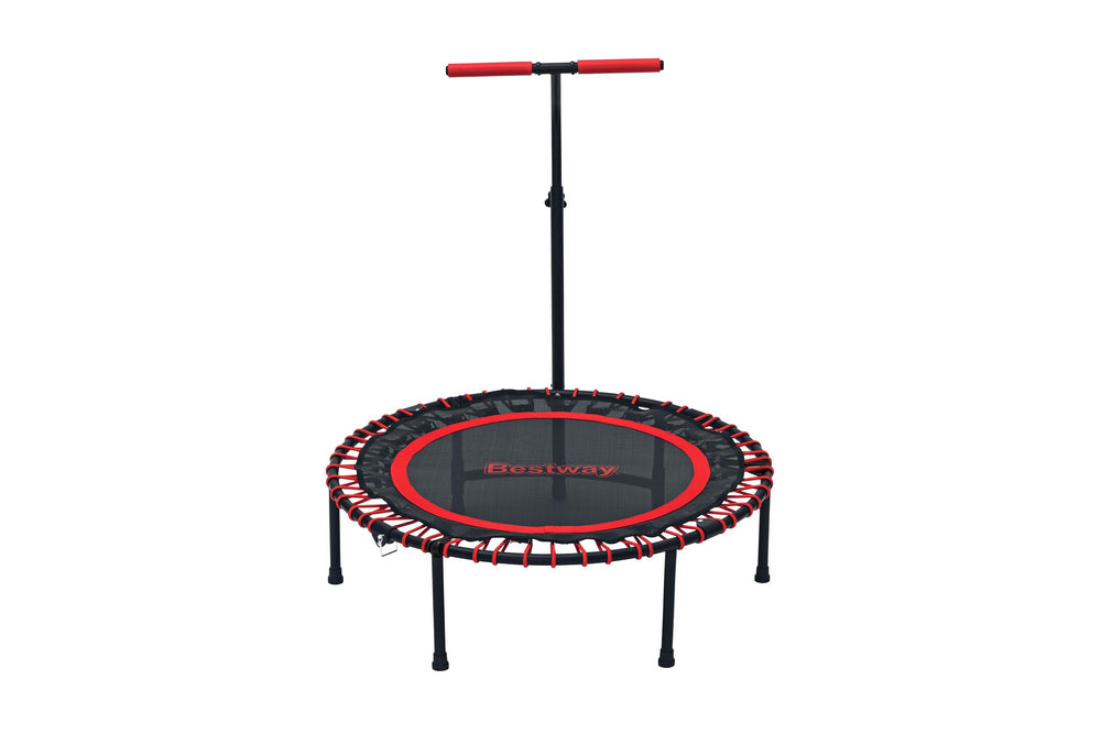 Bestway 40" x 53"/102cm x 135cm Aerobounce Exercise Trampoline, Red, Youth Adult