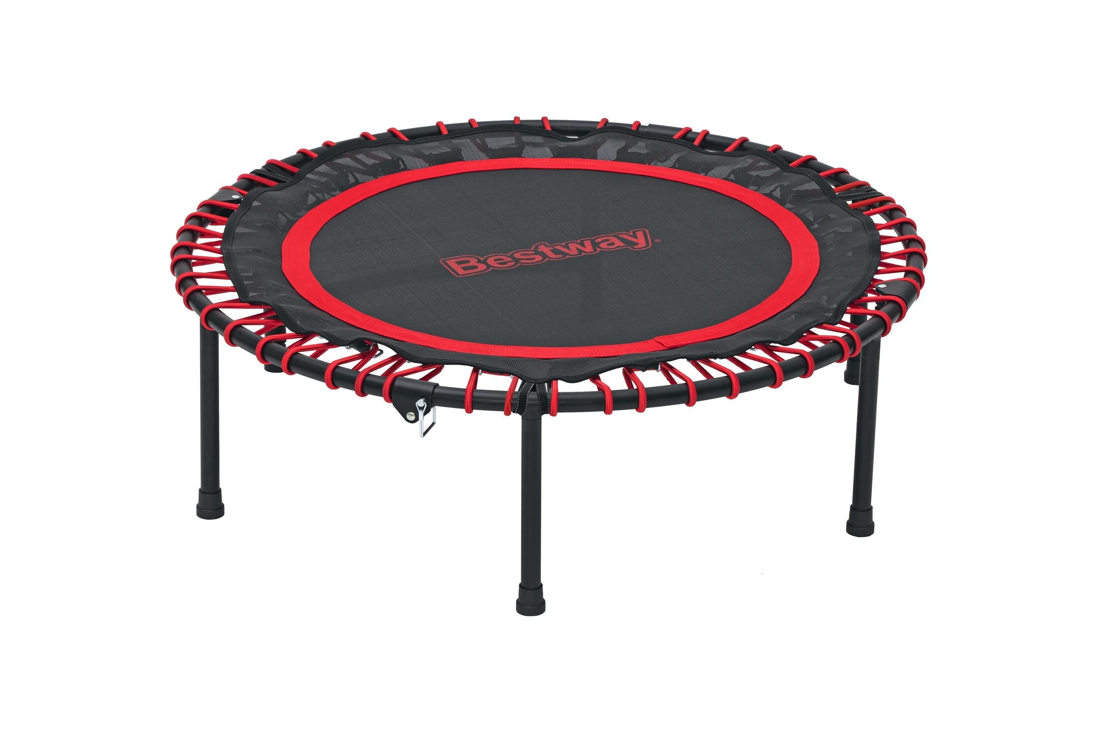 Bestway 40" x 53"/102cm x 135cm Aerobounce Exercise Trampoline, Red, Youth Adult