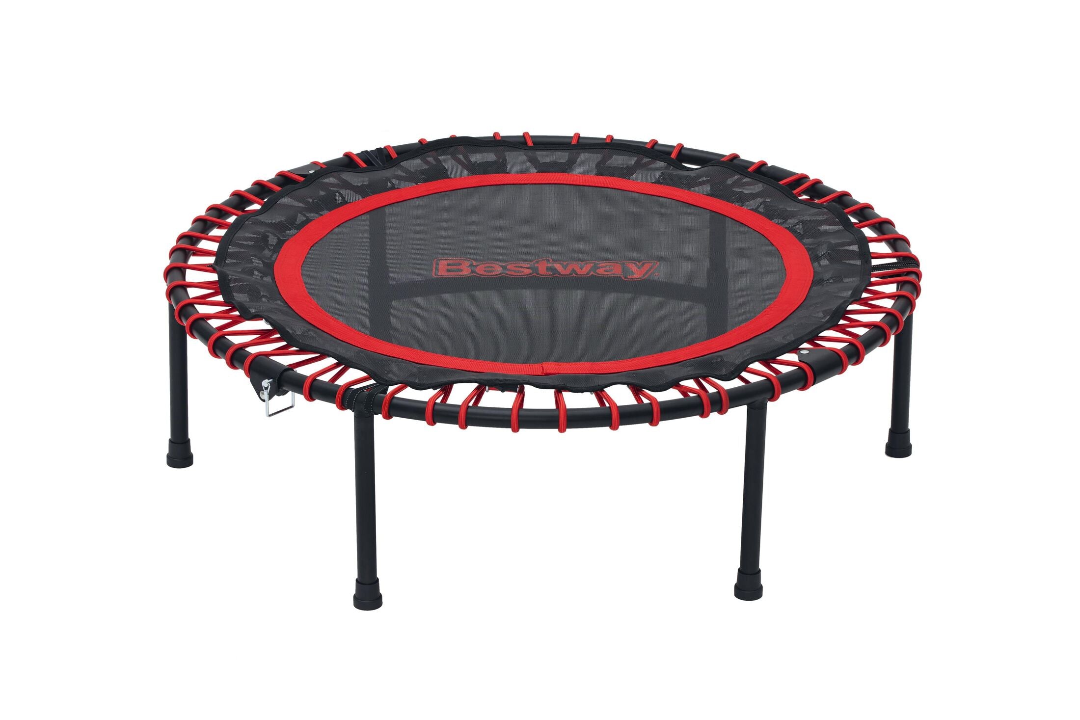 Bestway 40" x 53"/102cm x 135cm Aerobounce Exercise Trampoline, Red, Youth Adult