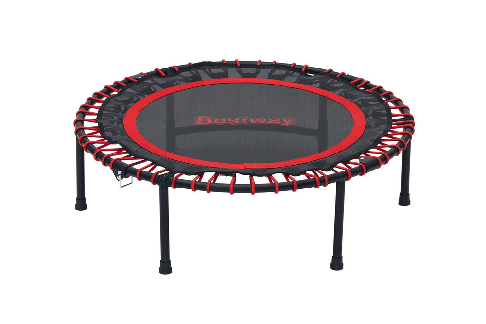 Bestway 40" x 53"/102cm x 135cm Aerobounce Exercise Trampoline, Red, Youth Adult