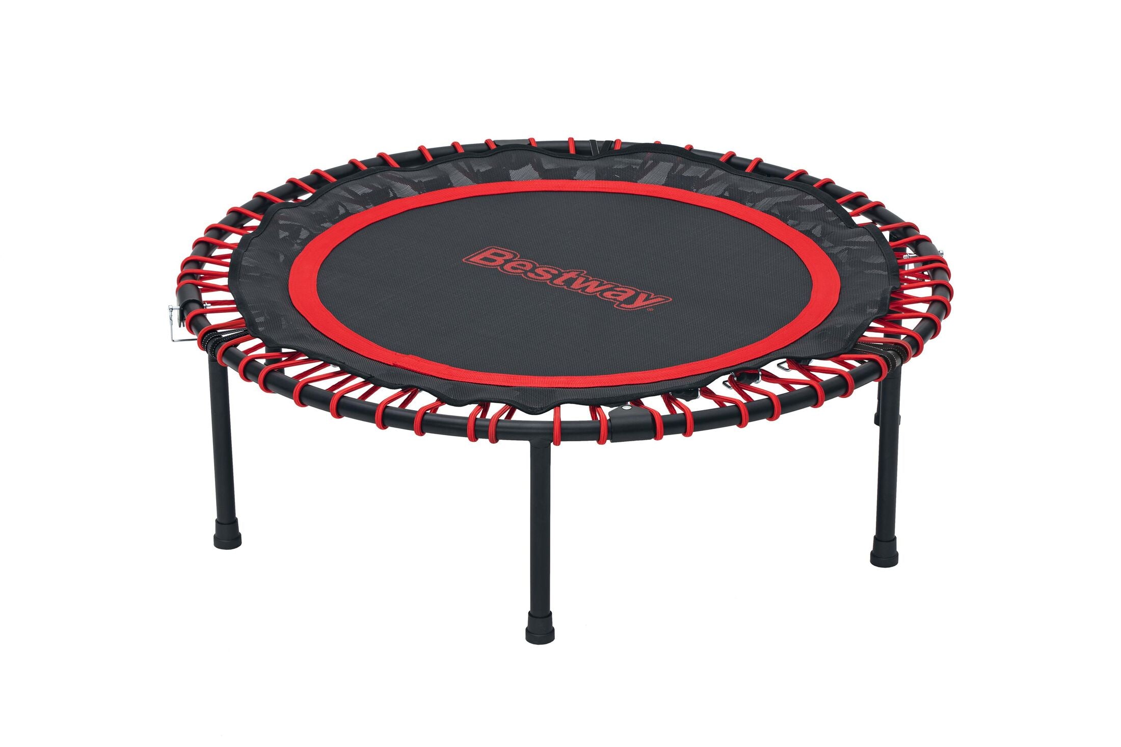 Bestway 40" x 53"/102cm x 135cm Aerobounce Exercise Trampoline, Red, Youth Adult