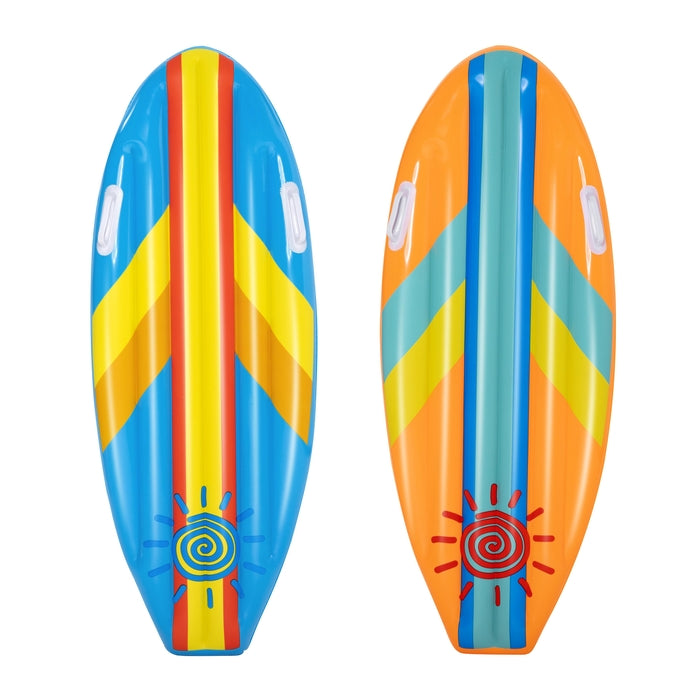 BESTWAY 1.14M X 46CM SUNNY SURF RIDER (Contents:One surf board, repair patch) Age 3-10