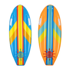 BESTWAY 1.14M X 46CM SUNNY SURF RIDER (Contents:One surf board, repair patch) Age 3-10