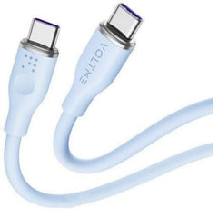 Voltme Powerlink Moss Liquid Silicon Cable Type C to Type C 5A / 1M (100W) Emarker Blue