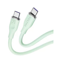VOLTME Powerlink Moss Liquid Silicon Cable Type C to Type C 5A / 1M (100W) Emarker Green