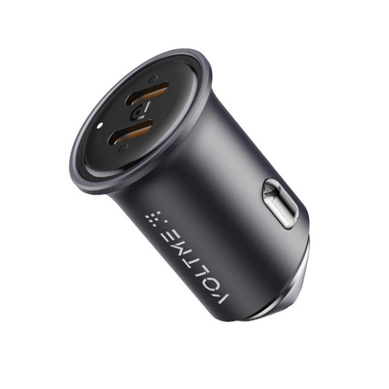 Voltme Cazo 30 CC Car Charger (30W) Metallic Blue