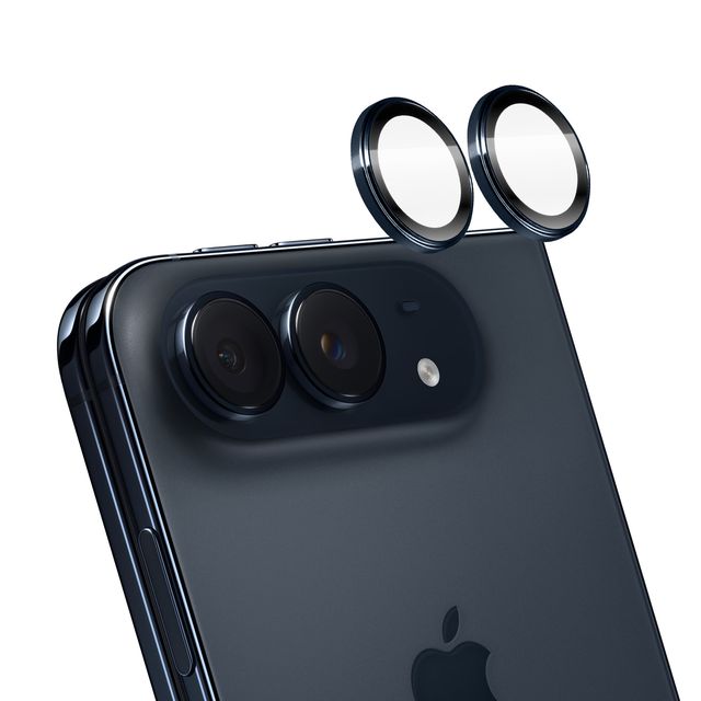Torrii BODYGLASS Aluminium Camera Protector Ring for iPhone Duo – Black