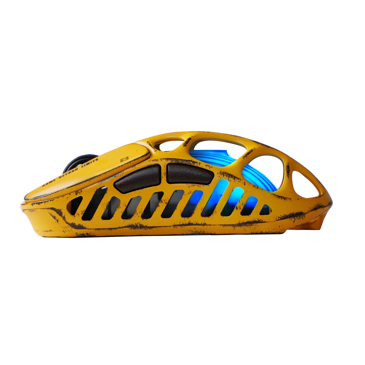 GravaStar Mercury X Wireless Gaming Mouse Special Edition - Battle Worn Yellow