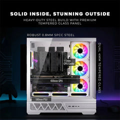 Game On Ryzen 7 Gaming PC, Ryzen 7 9800X3D, RTX 5080 16GB, Windows 11 Pro