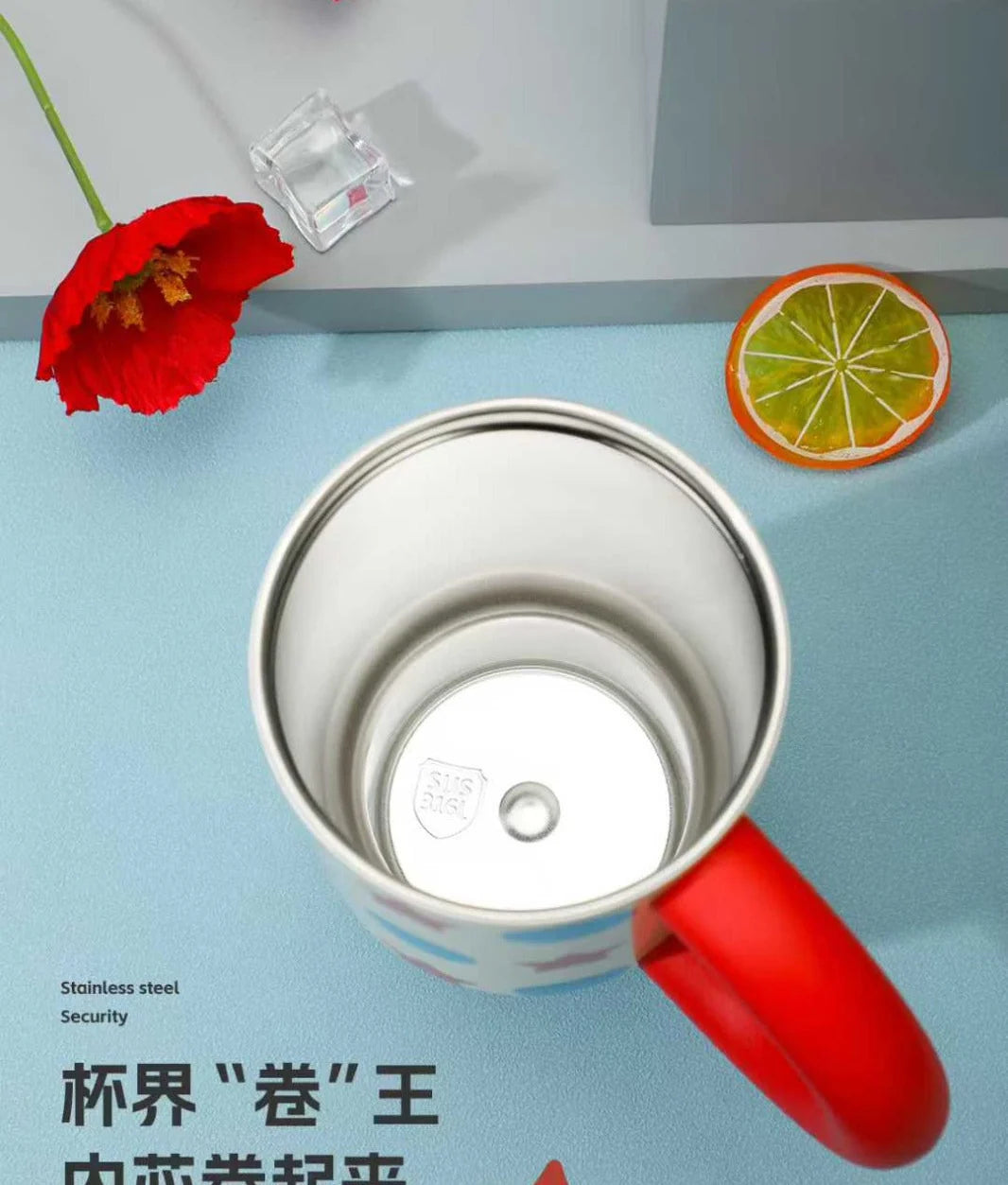 D.Kadi KD7122 Cup 720ML, SS316L Steel - Pink