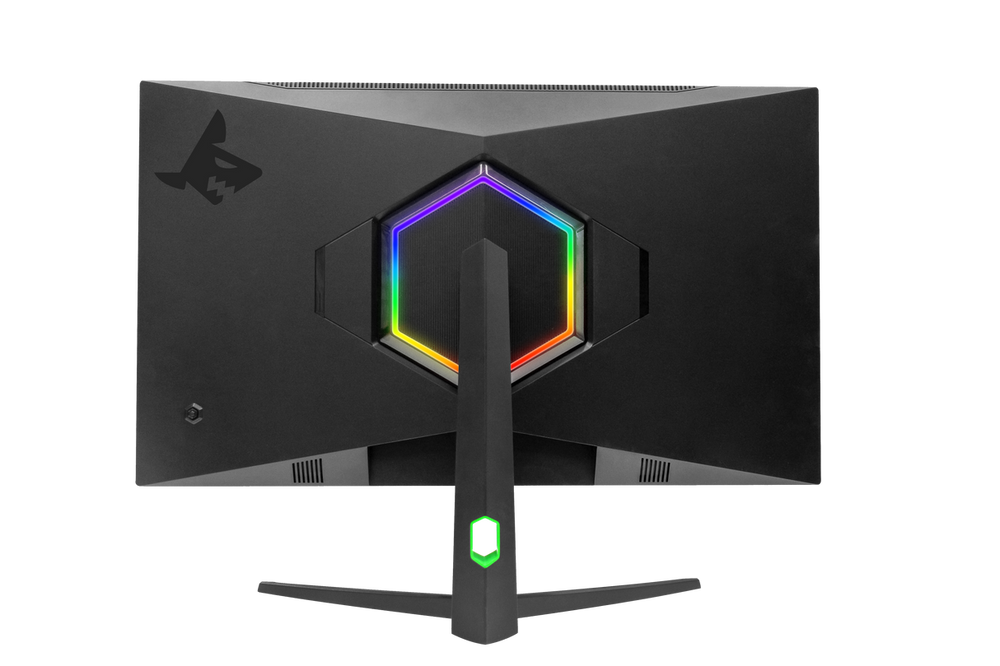 SHARX Gaming Monitor 27", OD 200Hz Refresh Rate, 0.3ms (MPRT) Response Time, Curved VA, FHD, 2.1HDMI, Fixed Stand, RGB Backlight, 3w Speaker, Free Sync, G-Sync Compatible.
