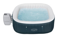 Bestway 1.80M X 1.80M X 66CM Ibiza Airjet 6 Green (One durable liner, one heater(220-240V), one filter, ChemConnect, one inflatable cover, airjet system)