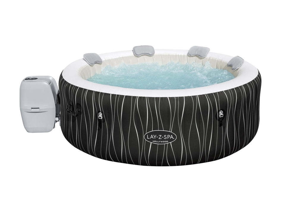 Bestway 1.96M X 66CM Hollywood Airjet (Contents:One durable liner, one heater(220-240V), one filter, one LED light strip, four pillows, ChemConnect, one inflatable cover, airjet system)
