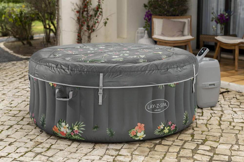 Bestway 1.70M X 66CM Aruba Airjet 3 Tropical (One durable liner, one heater(220-240V), one filter, ChemConnect, one inflatable cover, airjet system)