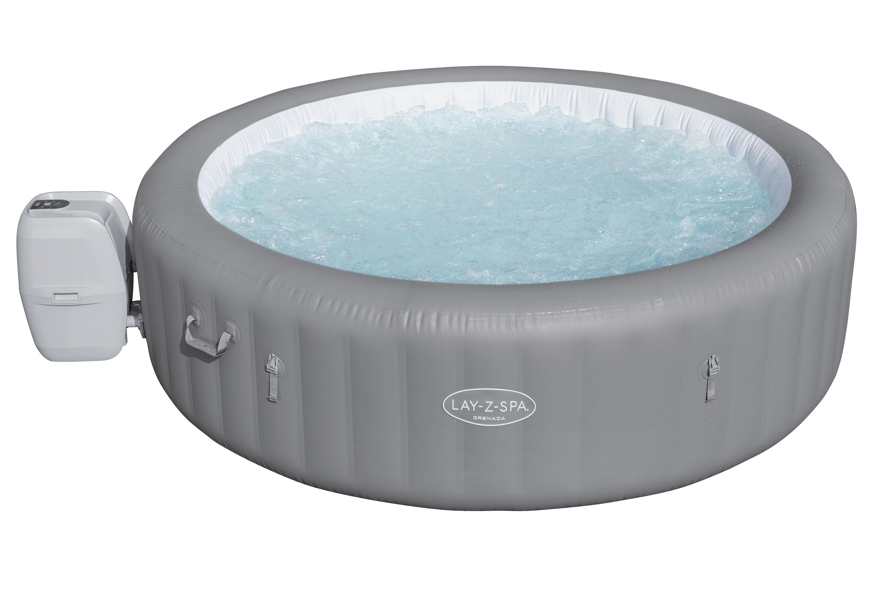 Bestway 2.36M X 71CM Grenada Airjet (Contents:One tritech liner, one heater(220-240V), one filter, ChemConnect, one inflatable cover, airjet system)