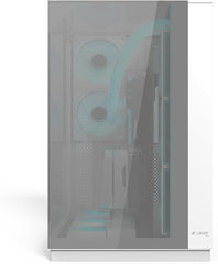ACER V333 ATX PC Case, Full Tower Gaming Computer Case with Tempered Glass Panels, 8 Pre-Installed RGB Fans, Remote Control, SPCC Steel Frame, 3 USB Ports