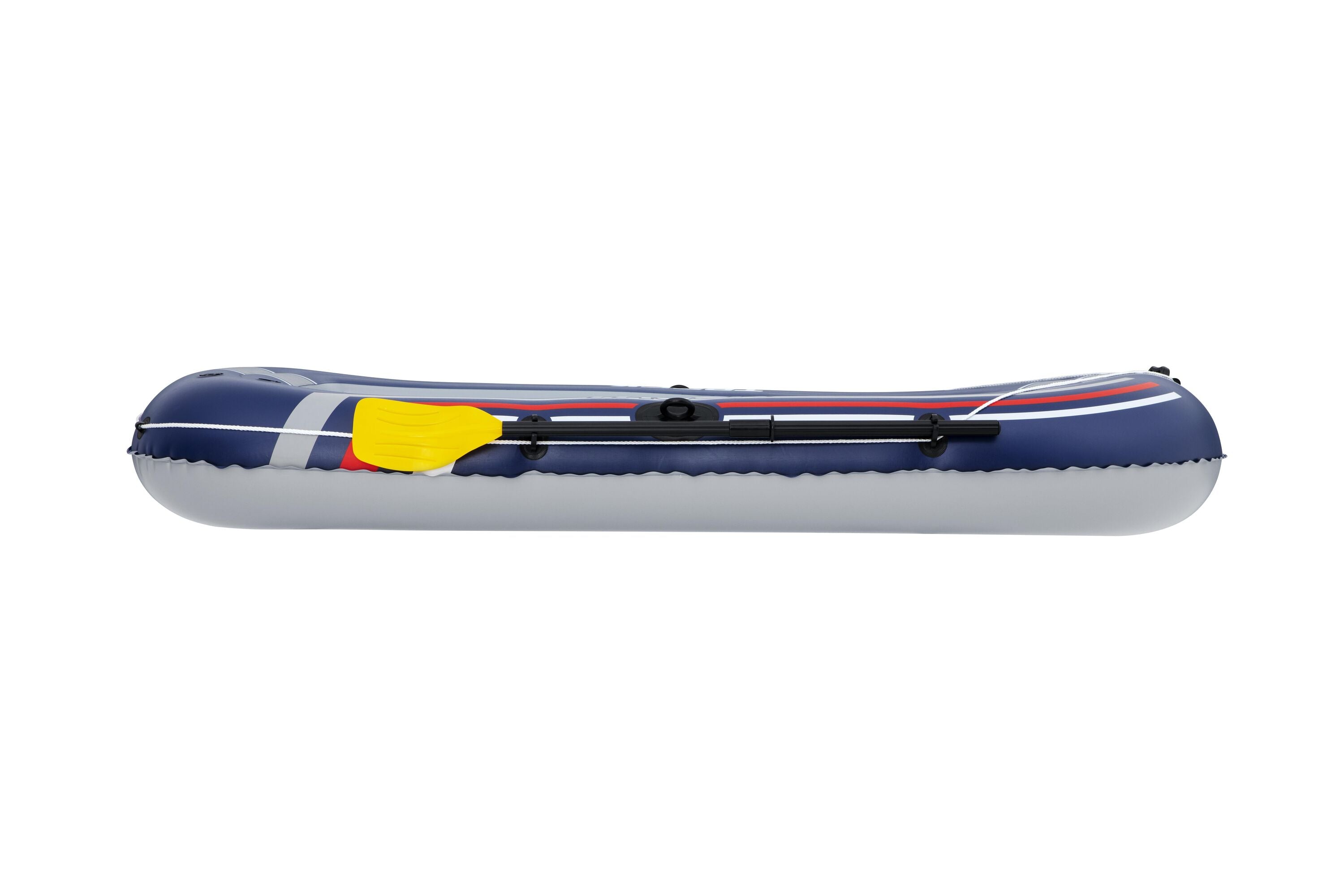 Bestway 2.28M X 1.21M Treck X1 Set (Contents:1 boat,1 pair of oars,1 foot pump,repair patch)