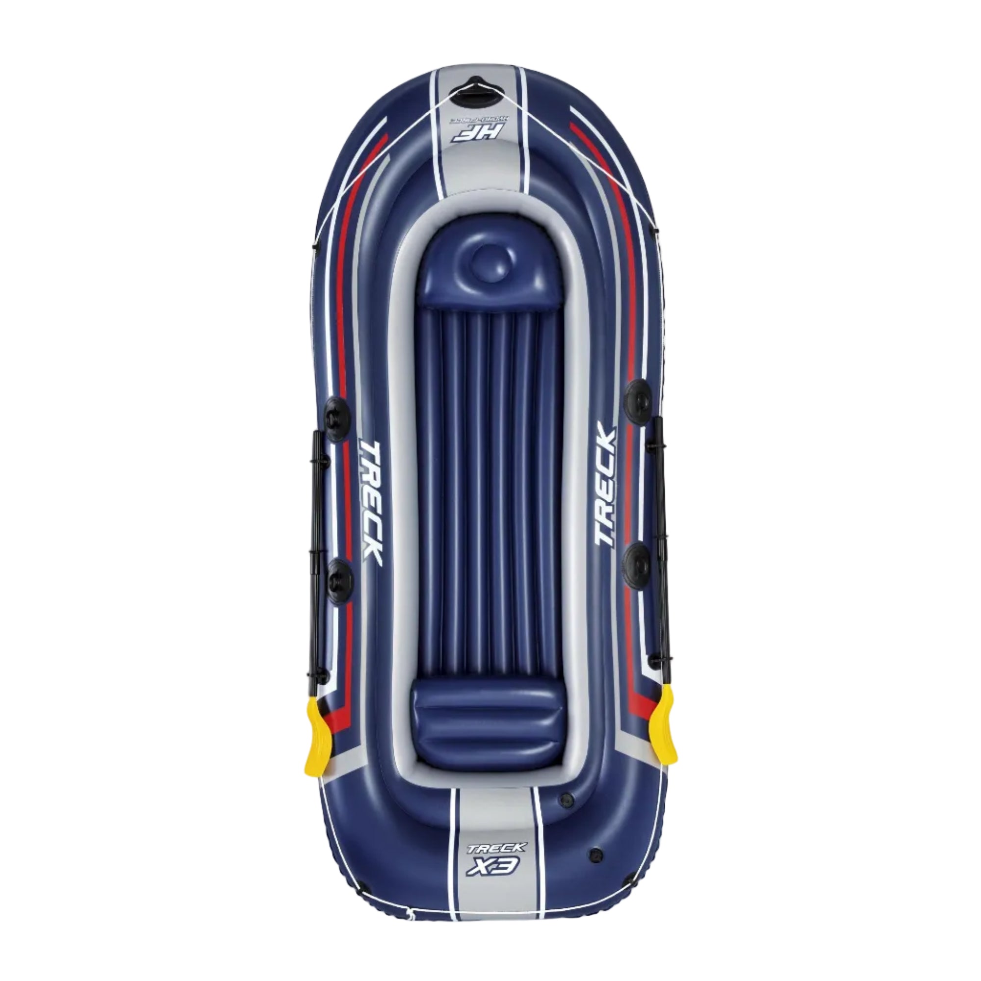 Bestway 3.07M X 1.26M Treck X3 Set (Contents:1 boat,1 pair of oars,1 foot pump,repair patch)