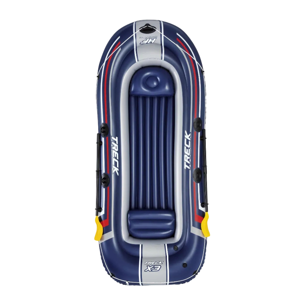 Bestway 3.07M X 1.26M Treck X3 Set (Contents:1 boat,1 pair of oars,1 foot pump,repair patch)