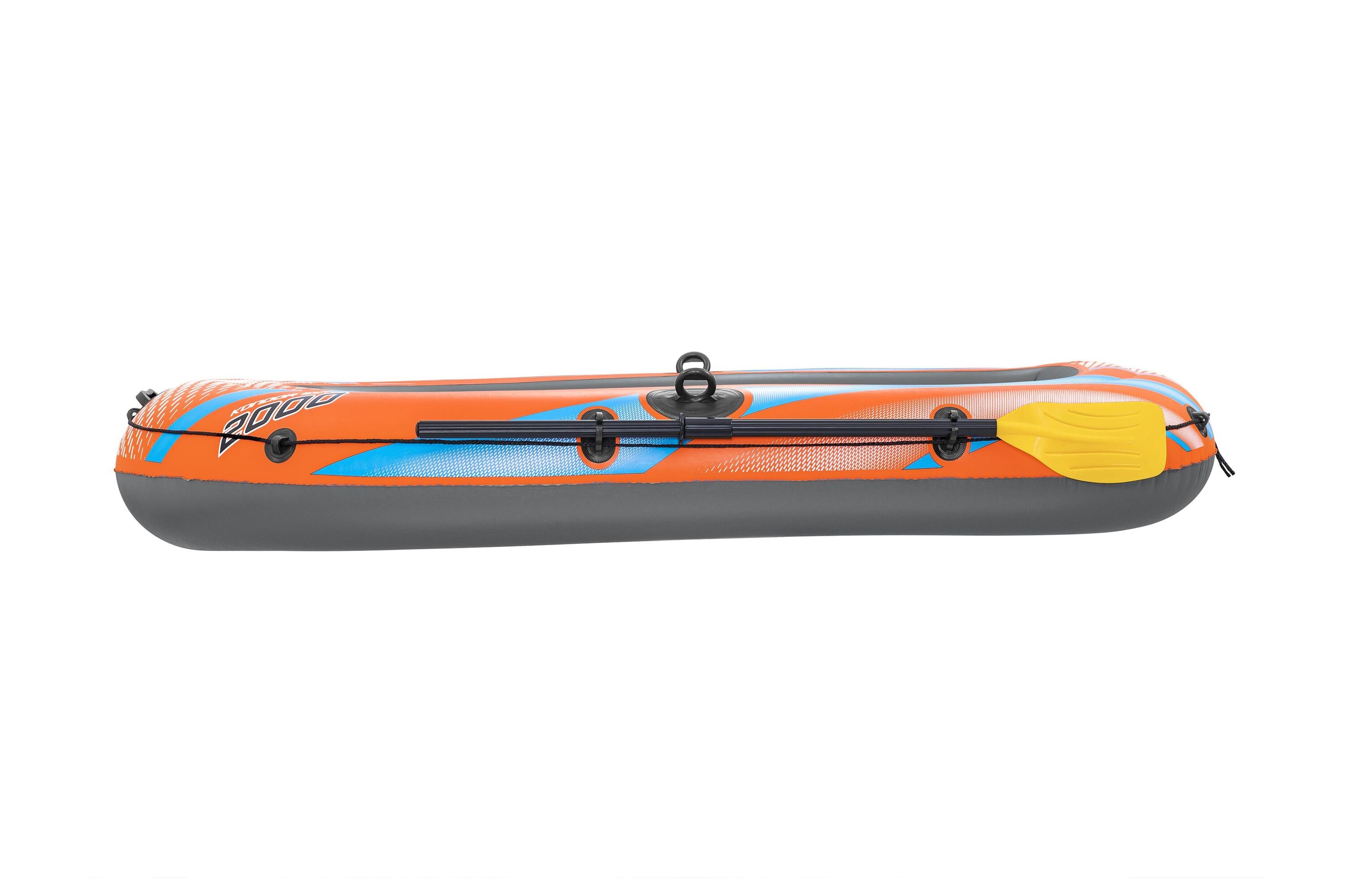 Bestway 1.96M X 106CM Kondor Elite 2000 Raft Set (1 boat,1 pair of oars,1 foot pump,repair patch)