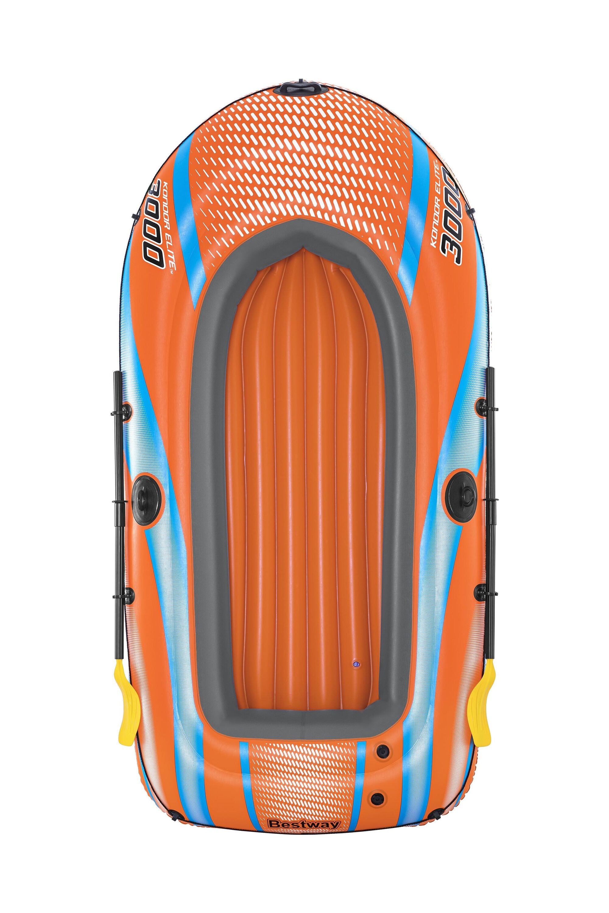 Bestway 2.46M X 1.22M Kondor Elite 3000 Raft Set (Contents:1 boat,1 pair of oars,1 hand pump,repair patch)
