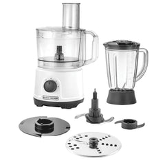 800W Multifunction 5-in-1 Food Processor, White