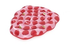 BESTWAY 1.65M X 1.51M SCENTSATIONAL RASPBERRY POOL FLOAT (Contents:one float, one repair patch)