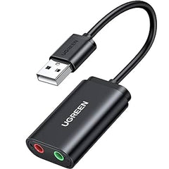 UGREEN USB 2.0 External Sound Adapter (Black)