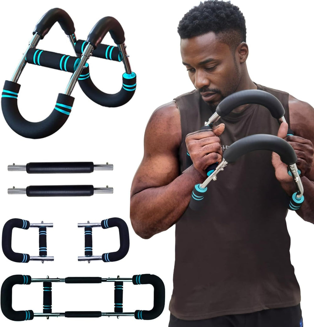 Black Ball Ultimate Twister Arm Trainer, Adjustable Chest Exercise Machine, Arm Trainer for Men, Portable Home Fitness Equipment with Spring Resistance