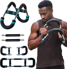 Black Ball Ultimate Twister Arm Trainer, Adjustable Chest Exercise Machine, Arm Trainer for Men, Portable Home Fitness Equipment with Spring Resistance