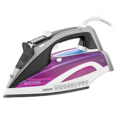 B+D 2800W Digital Steam Iron, Multi-Colour, X2250-B5"Min 2 year manufacturer warranty   -X2250-B5