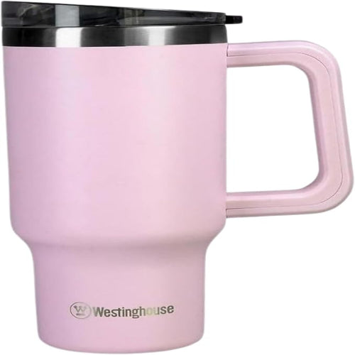 Westing House 32oz Double-Wall Stainless Steel Insulated Tumbler | BPA-Free Reusable Cup for Coffee, Water, Iced Tea & More | 6 hrs Hot & 9 hrs Cold | Ideal for Indoor & Outdoor Use | Pink