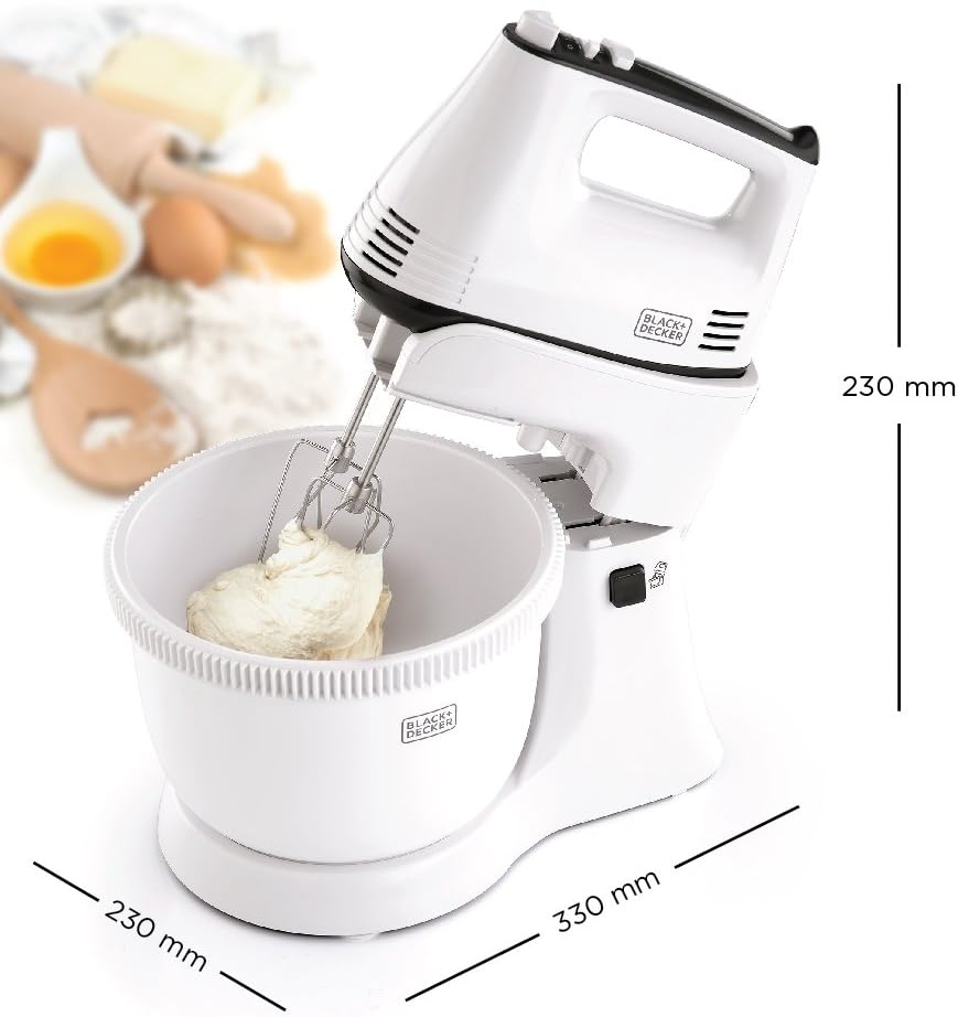 Black & Decker Bowl Mixer 5 Speed 300W