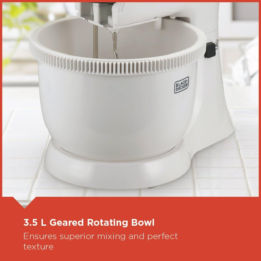 Black & Decker Bowl Mixer 5 Speed 300W