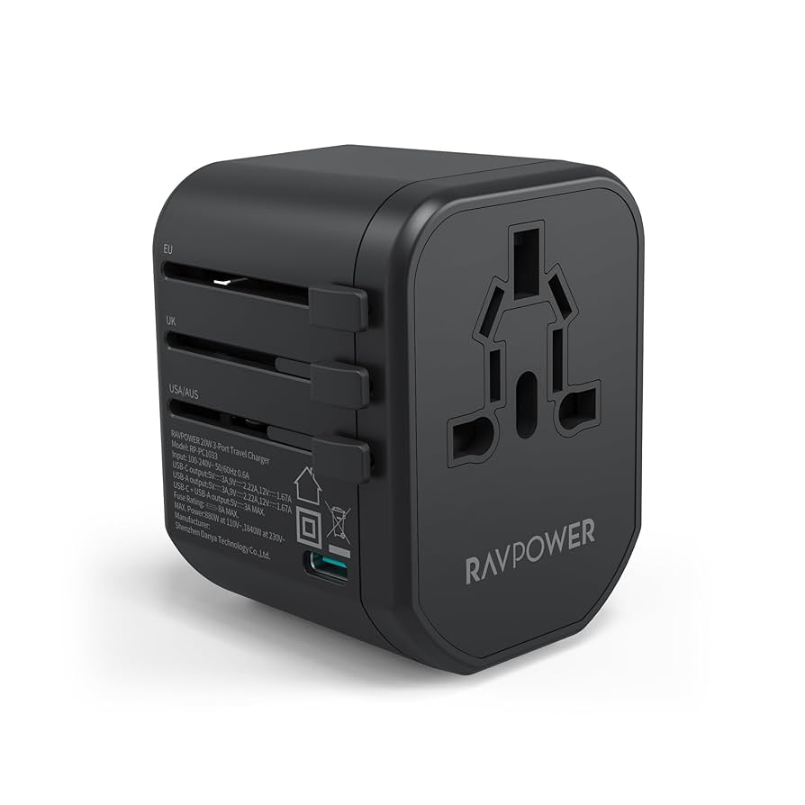 Ravpower RP-PC1033 PD PIONEER 20W 3-Port Travel charger