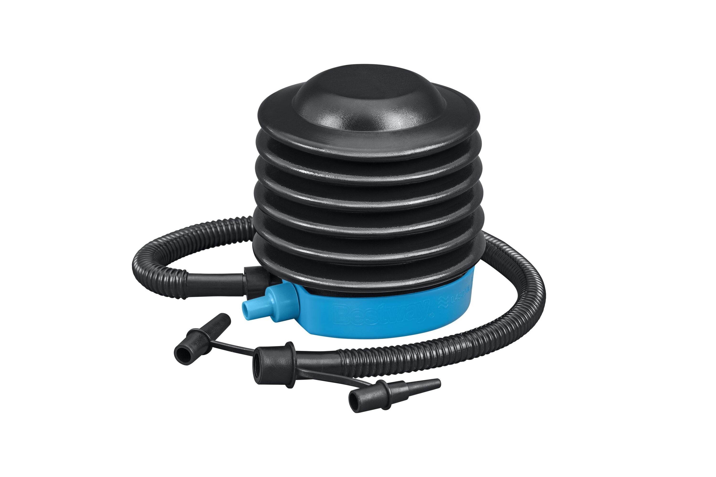 Bestway 13CM Air Pump (Contents:foot pump, flexible hose(0.8m), 3 valve adaptors)