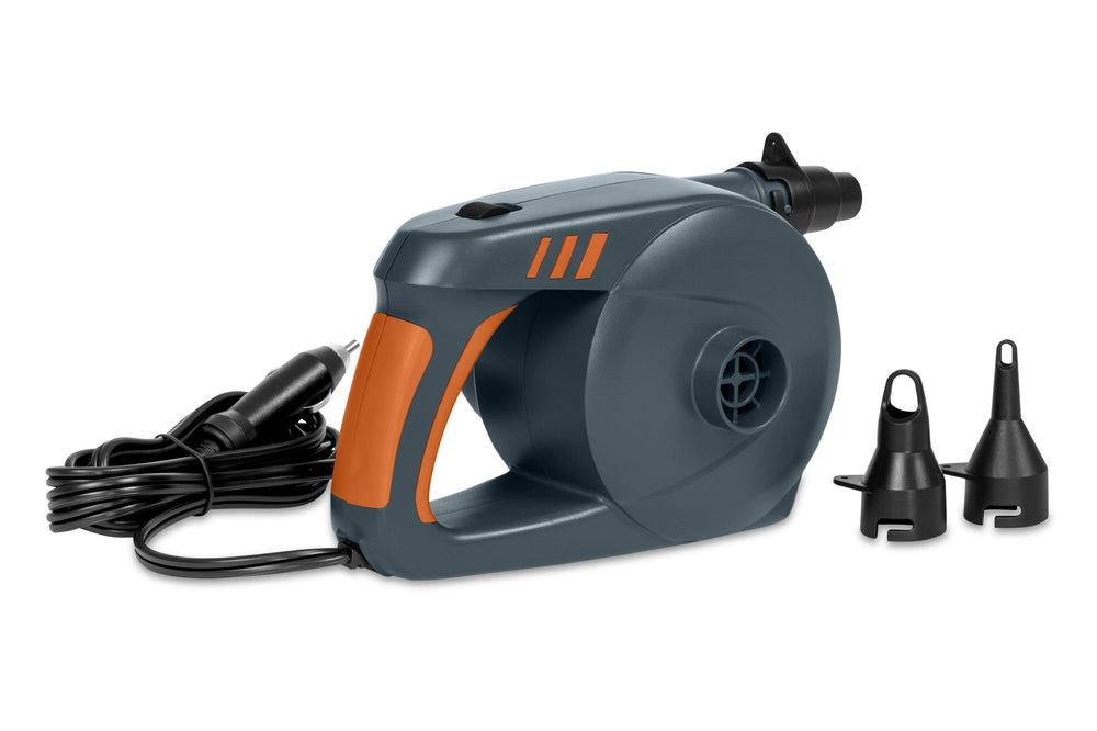 Bestway Powergrip DC Air Pump (Contents:power pump, 3 valve adaptors, 12v DC)