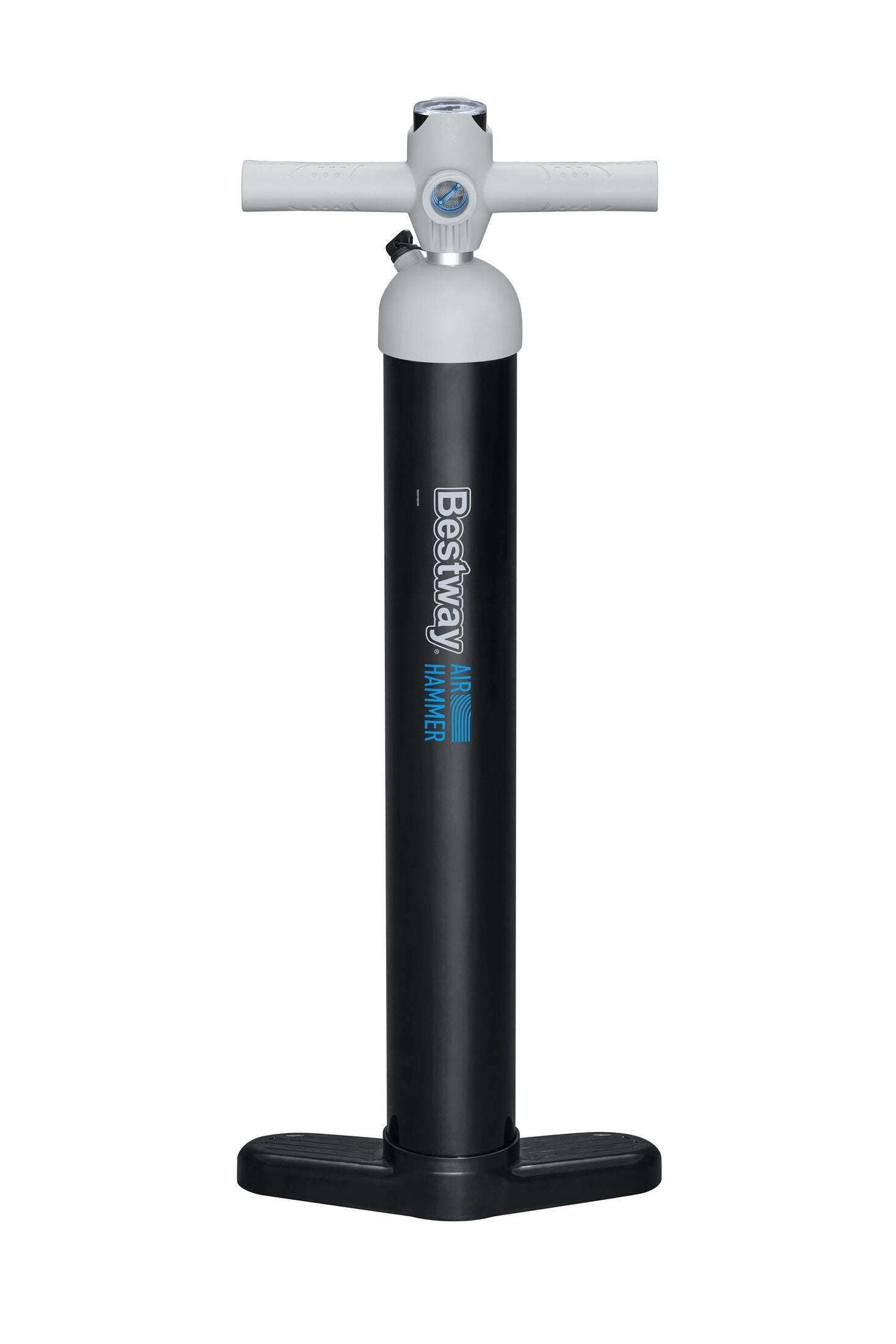 Bestway Air Hammer Sport High Pressure Manual Air Pump (hand pump, flexible hose(1.2m), 5 sizes of safety valve adaptors,)
