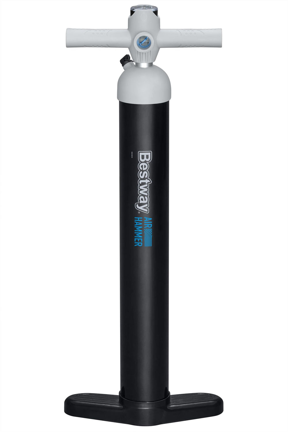 Bestway Air Hammer Sport High Pressure Manual Air Pump (hand pump, flexible hose(1.2m), 5 sizes of safety valve adaptors,)