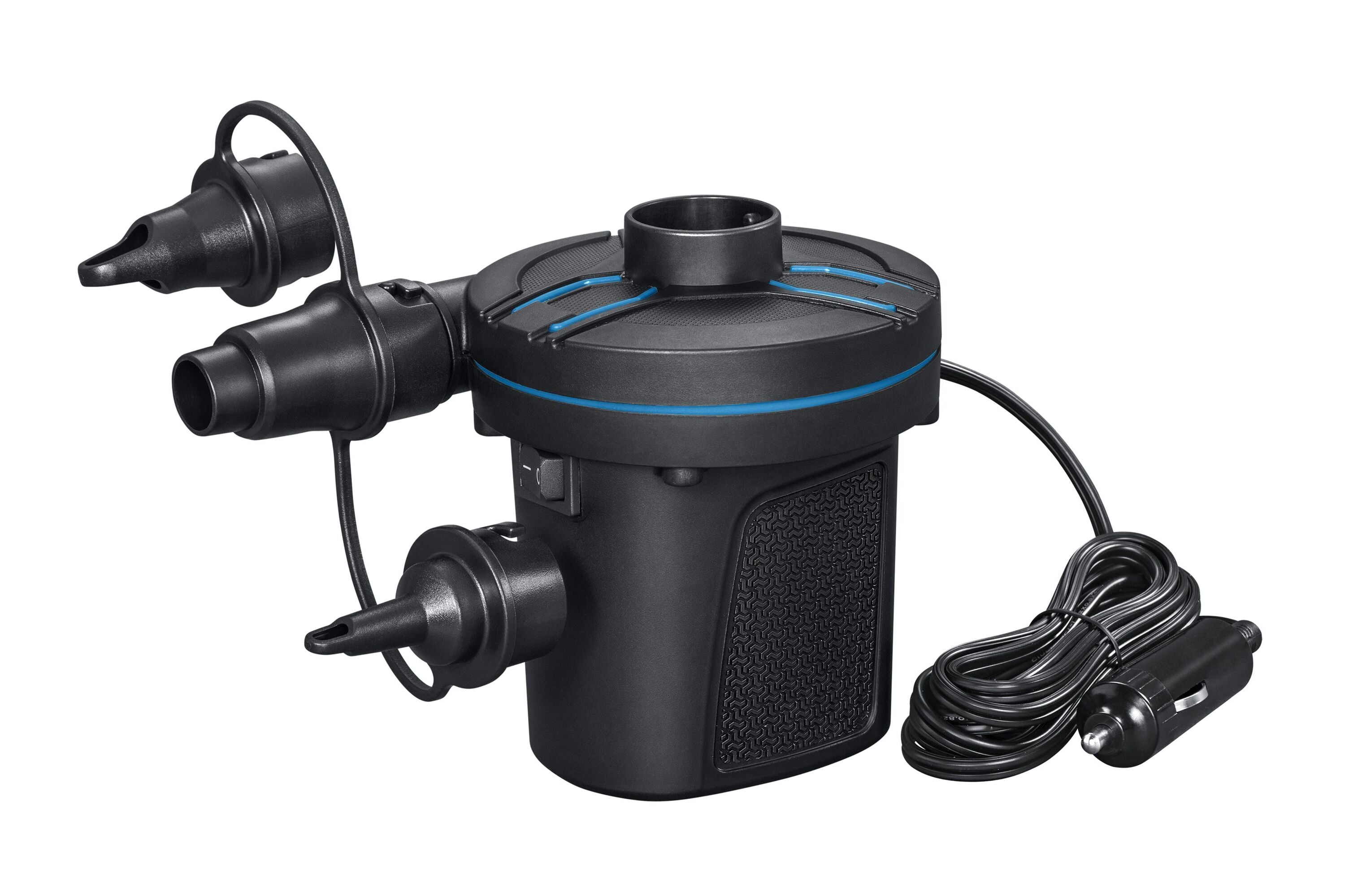 Bestway Powertouch DC Electric Air Pump (power pump, 3 valve adaptors, 12v DC)