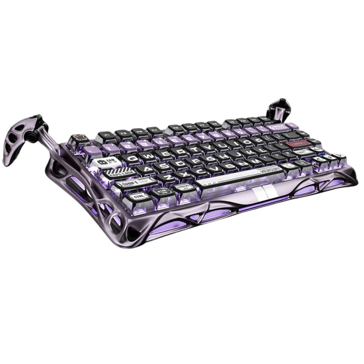 GravaStar Mercury V75 Pro 75% Hall Effect Magnetic Switch Gaming - Iron Purple