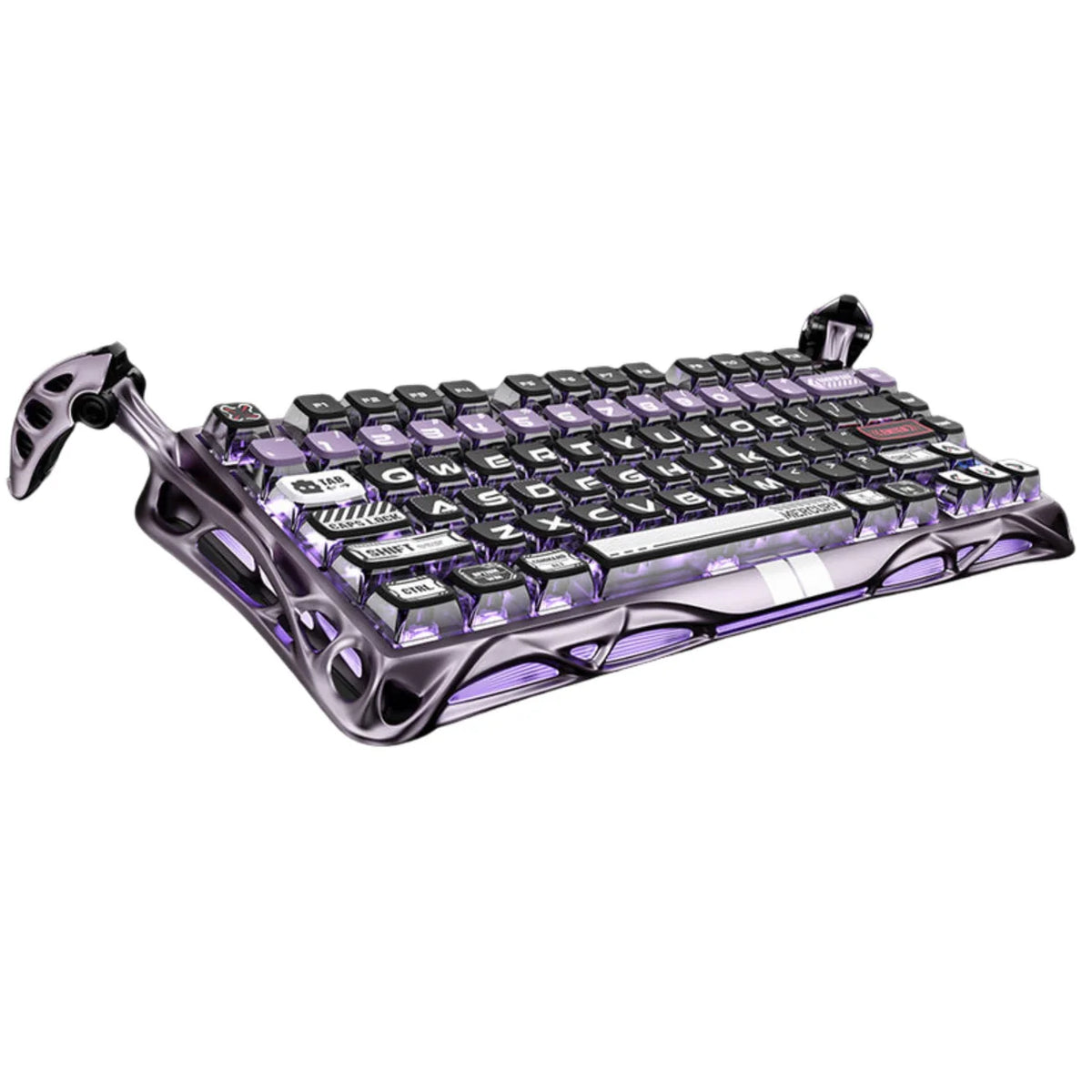 GravaStar Mercury V75 Pro 75% Hall Effect Magnetic Switch Gaming - Iron Purple